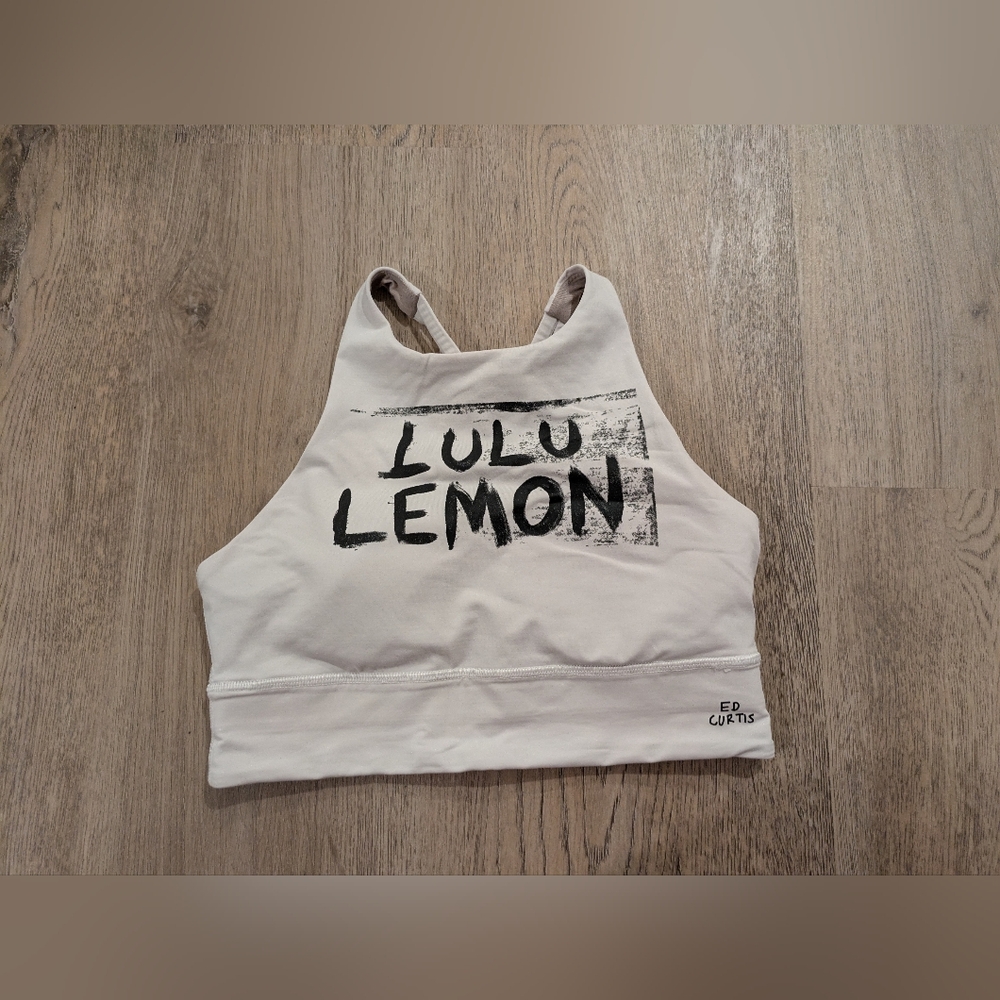 Lululemon Limited Edition Ed Curtis Longline Energy Sports Bra